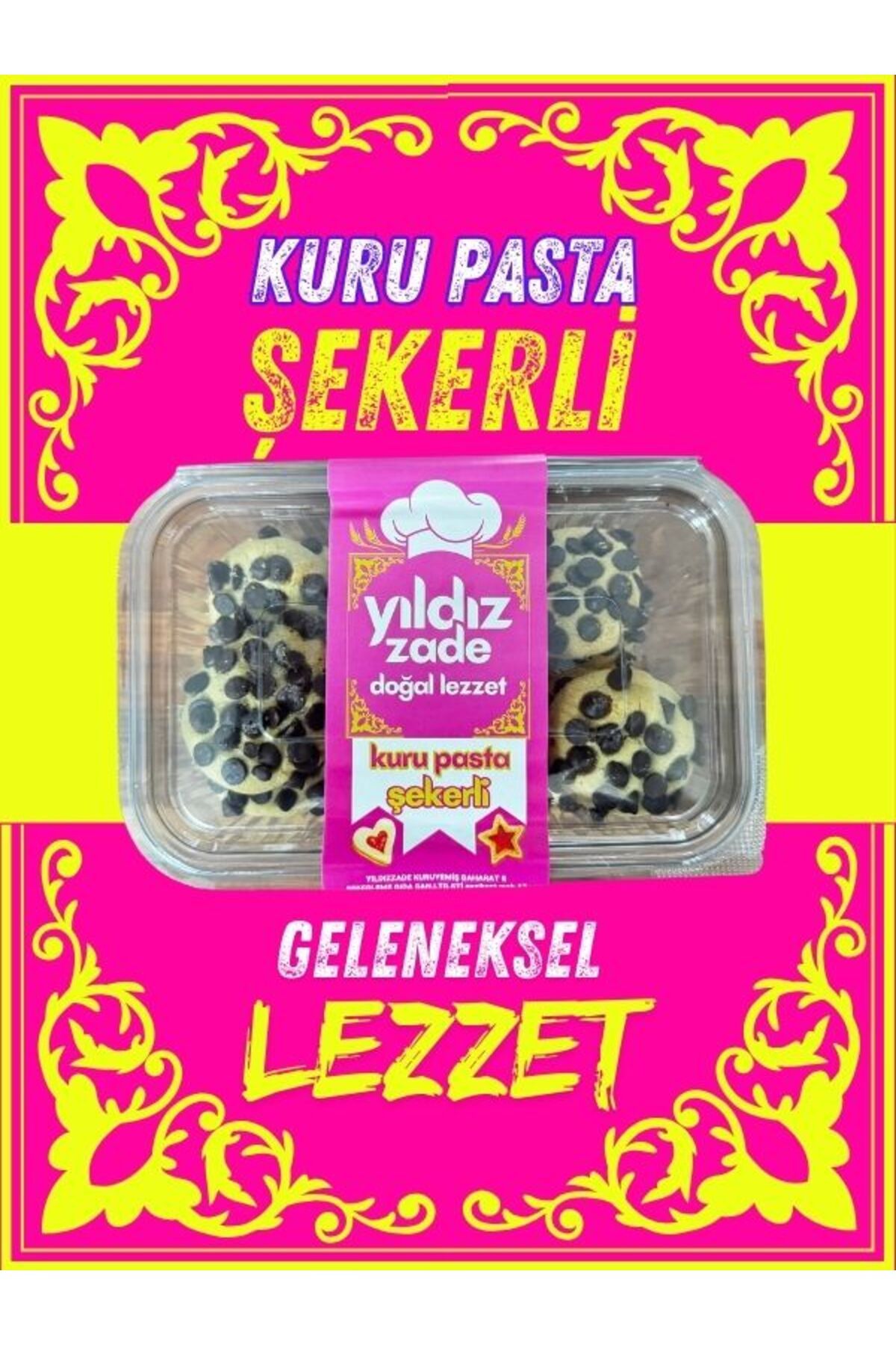 yıldızzade kuru pasta 300 gr çokodamla enfes lezzet