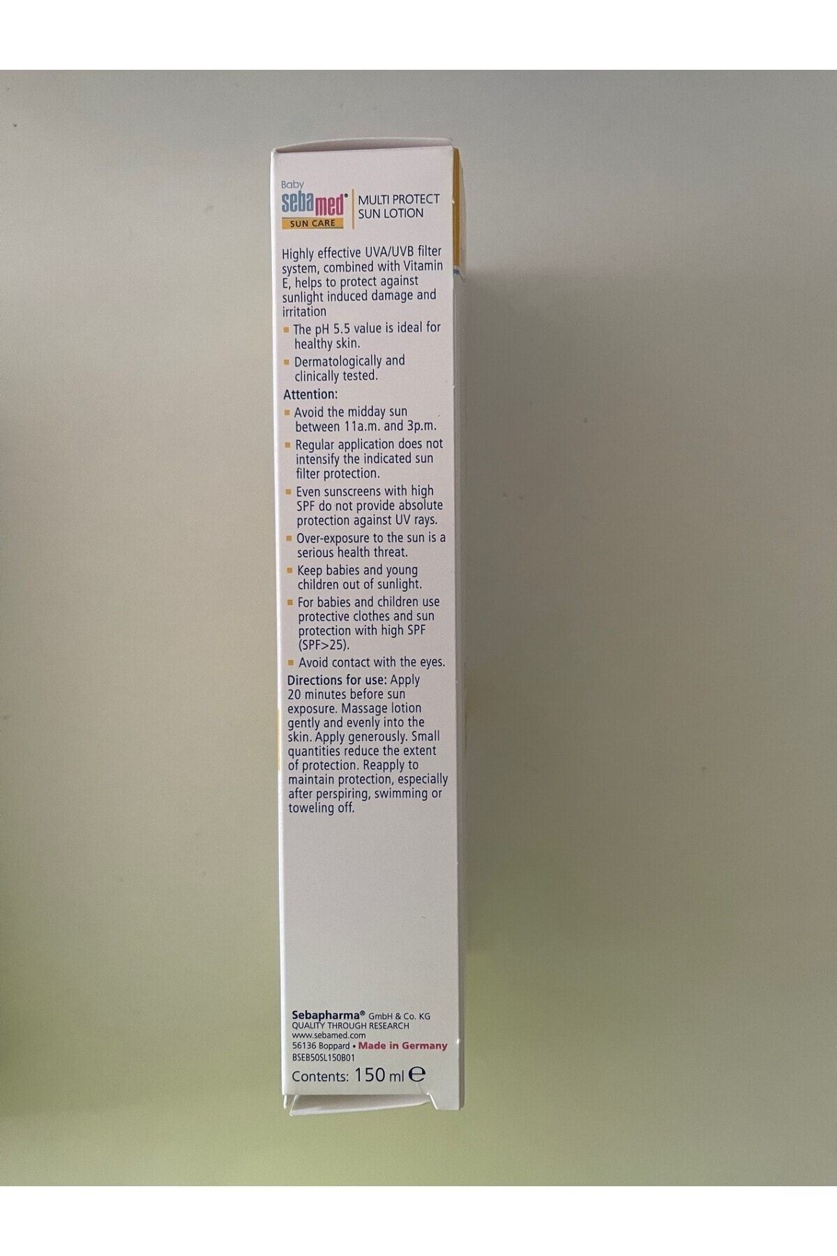 Sebamed Baby Güneş LosyonU 50 spf fotoğrafı 4 (önizleme)