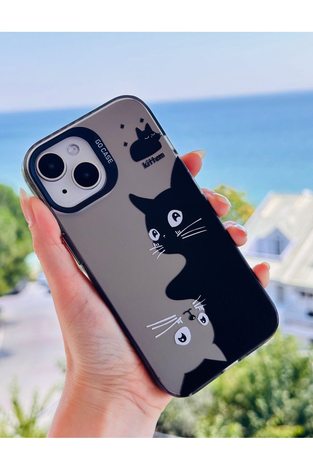 Go Aksesuar-حافظة من السيليكون المعدني الكهربائي المتوافق مع هاتف Iphone 14 Plus و15 Plus ولا تترك بصمات الأصابع 5
