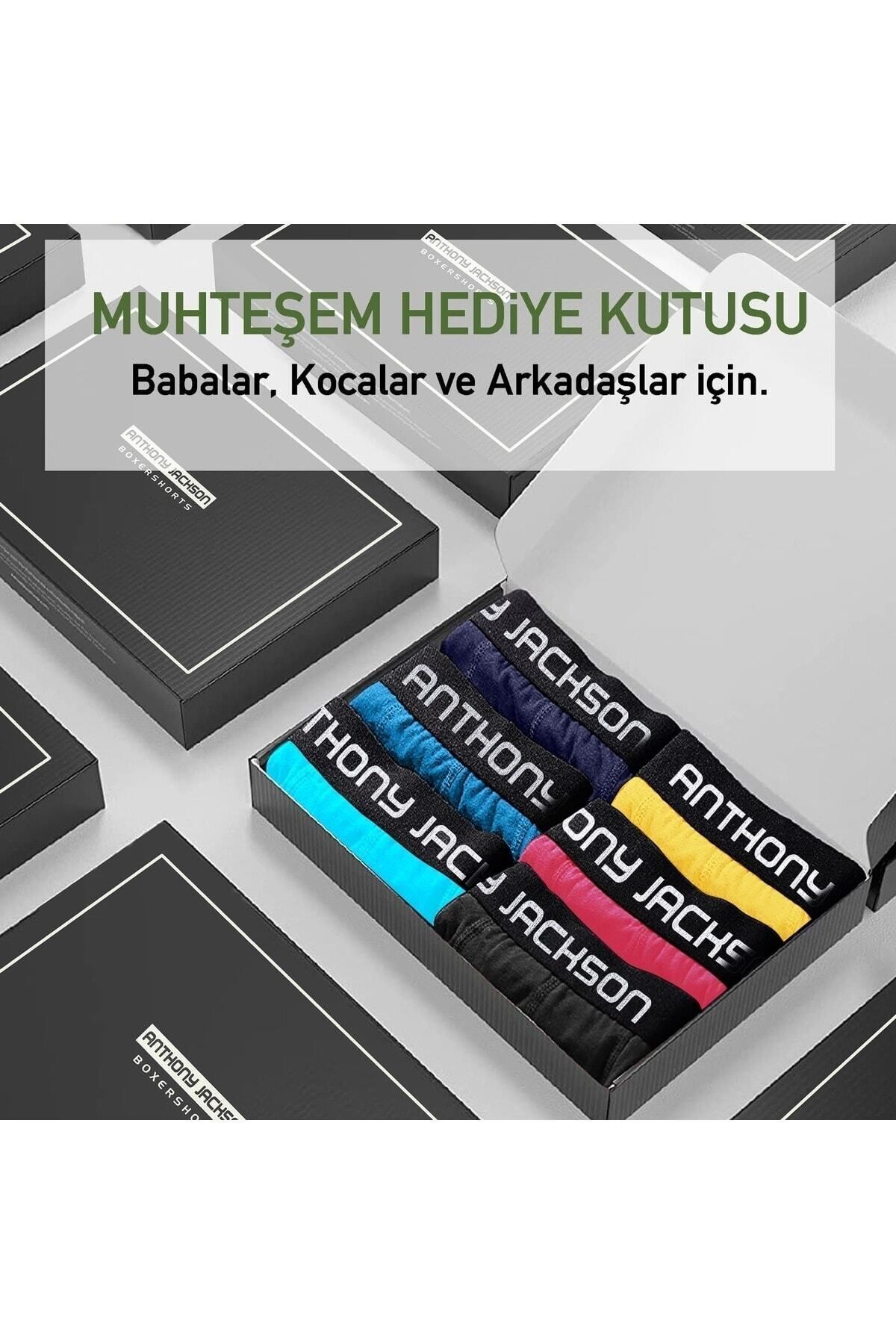 باکسر مردانه آبی سرمه ای ANTHONY JACKSON | 447 B اورجینال - تصویر 2