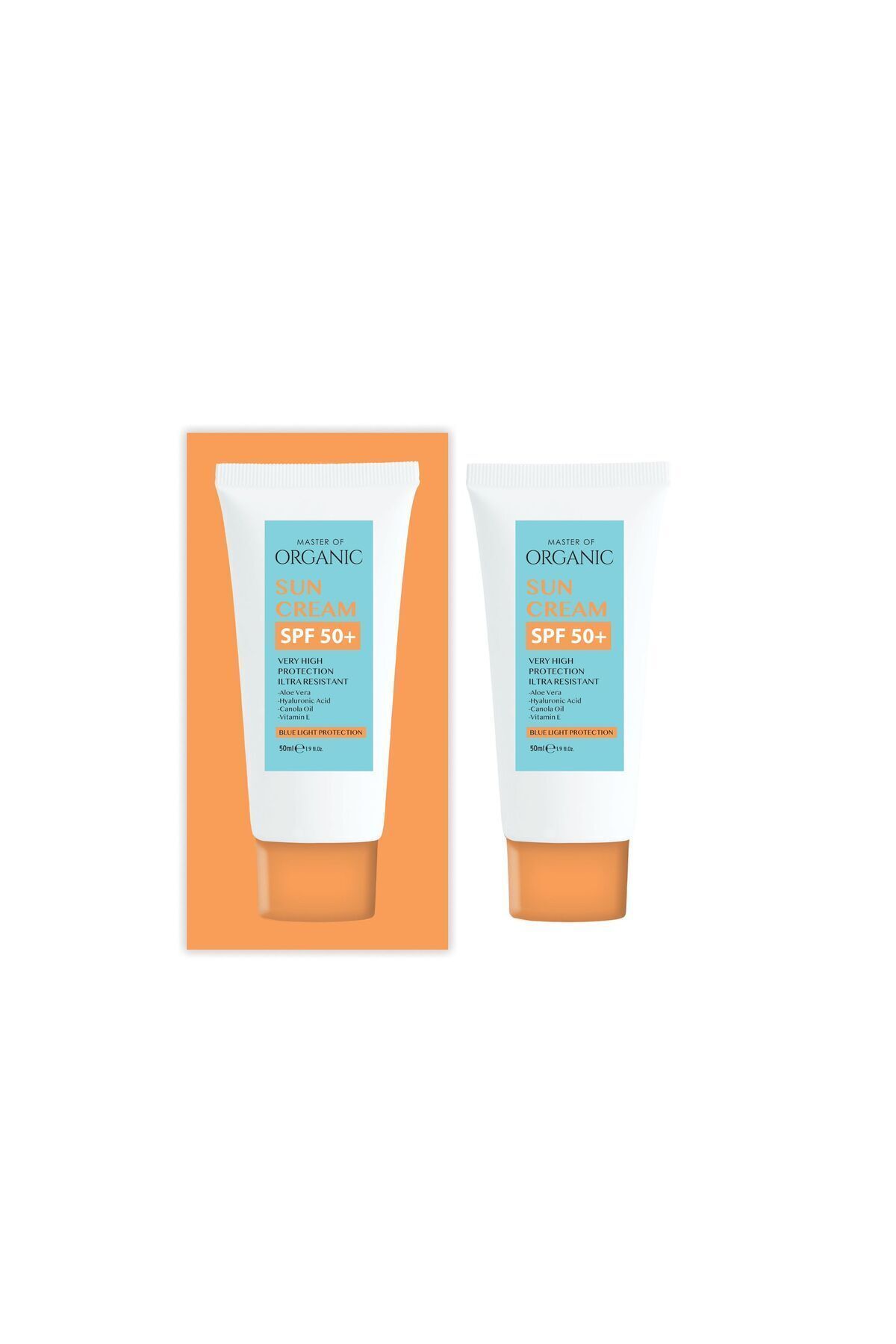 مستر ارگانیک کلاژن کرم ضد آفتاب Spf 50 + Pa +++ کرم ضد آفتاب هیالورونیک کلاژن 50 میلی لیتر MASTER OF ORGANİC