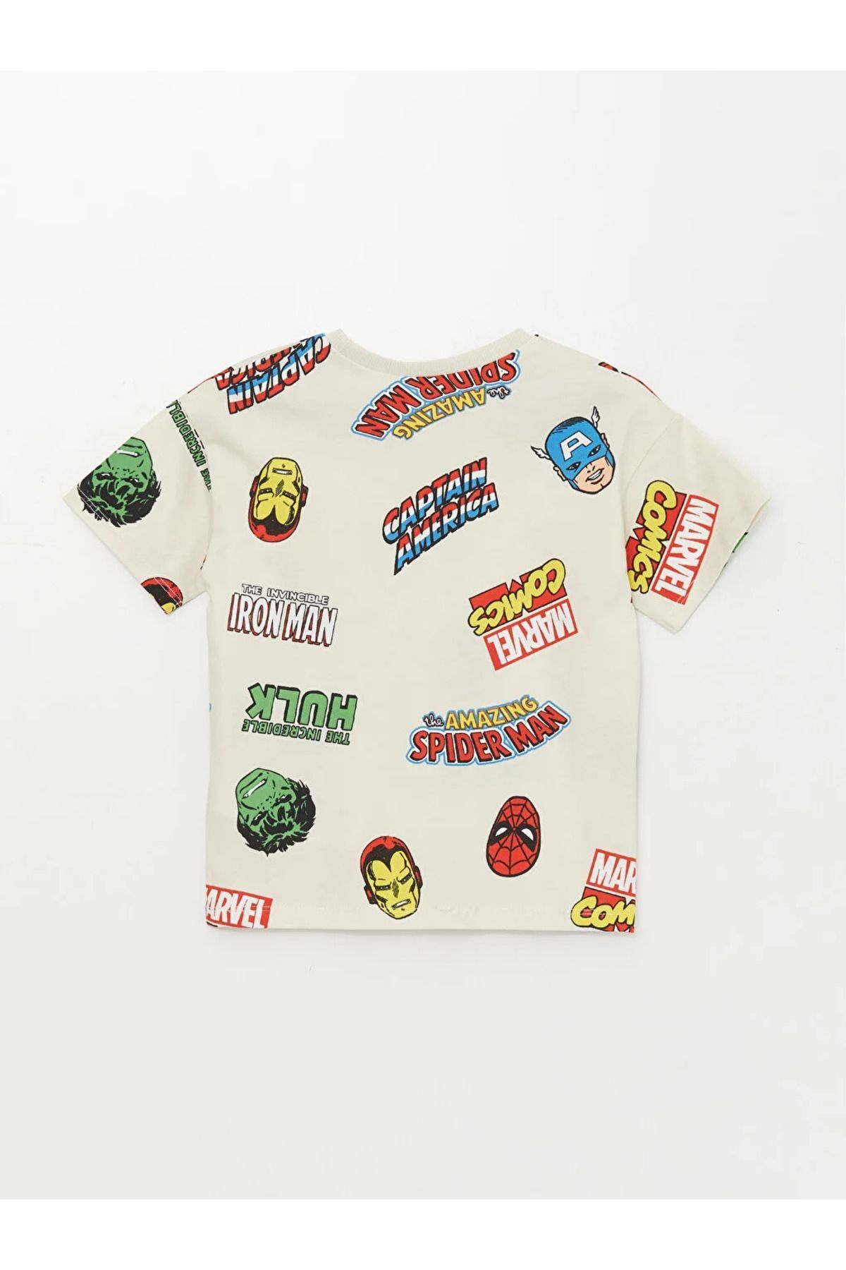 LC Waikiki-Tricou pentru bebeluși cu imprimeu Spiderman pentru bebeluși LCW 2