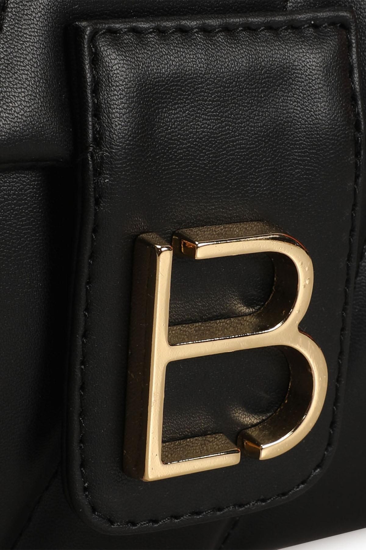 Lucky Bees-Gemusterte Damen Hand- und Schultertasche mit Kettenriemen 7