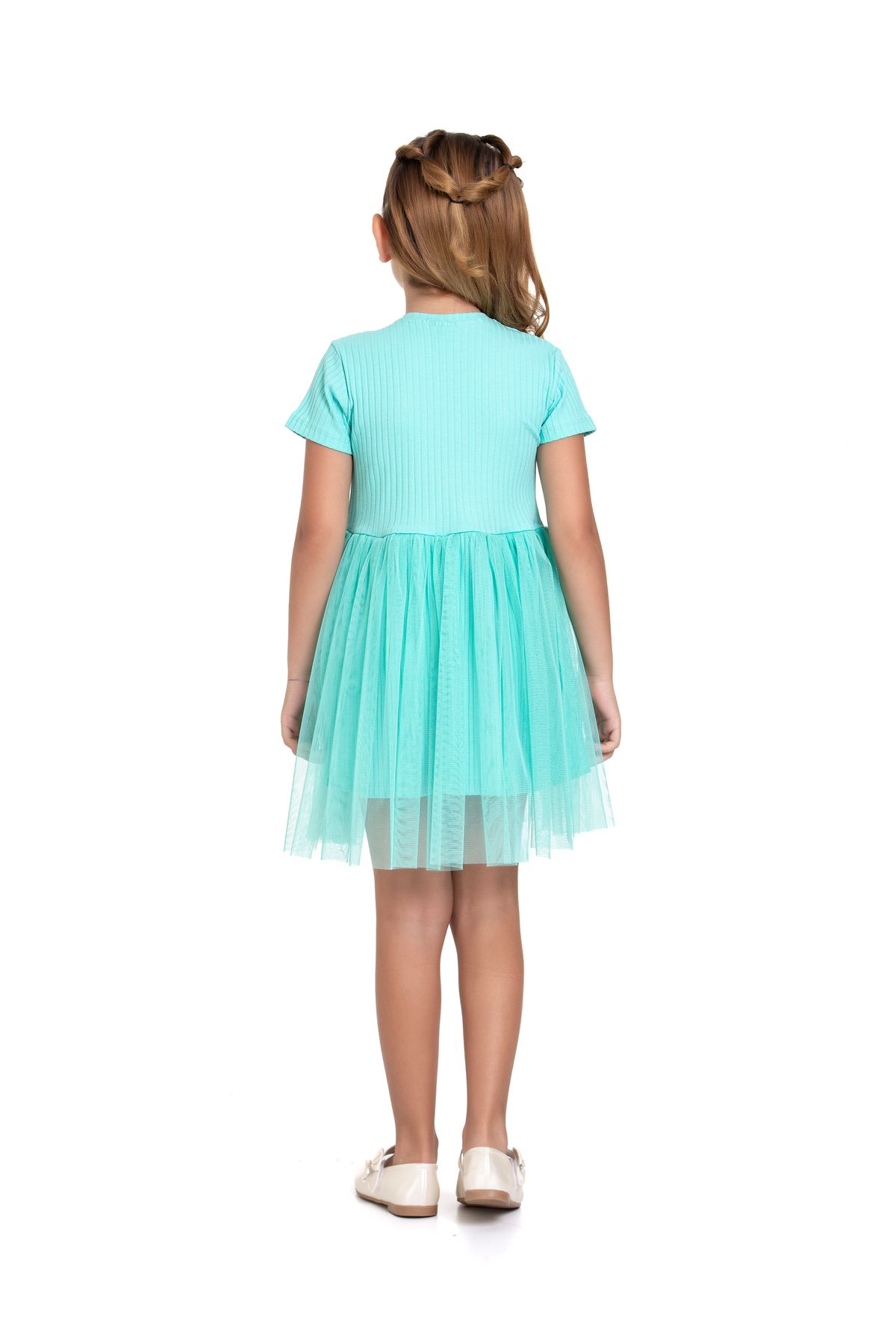 ADİFA KIDS-Girl's Dress with Tulle 4