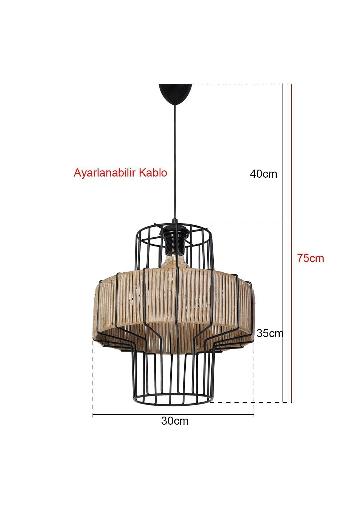 Hmydesign-Flaner Handmade Pendant Chandelier Natural 2