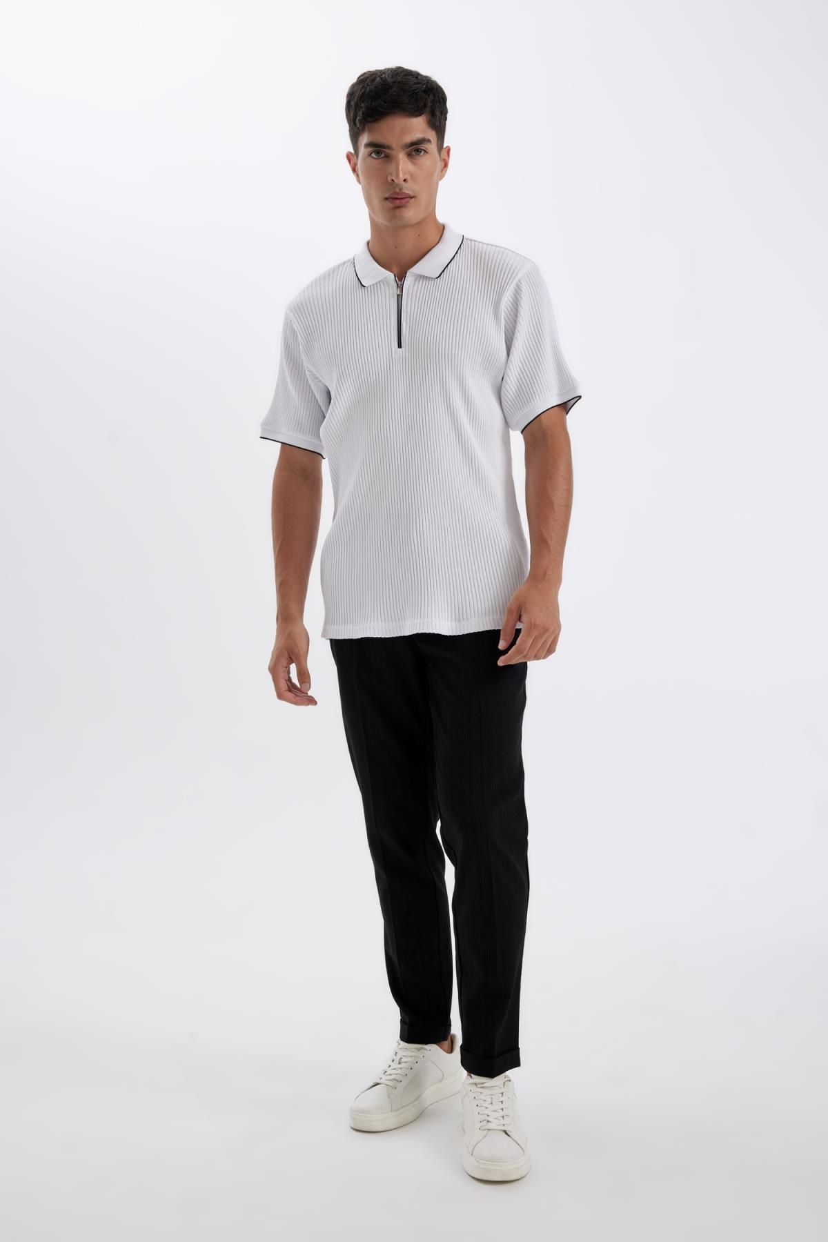 پولوشرت مردانه دفاکتو | D3948AX24SM Defacto - Image 2