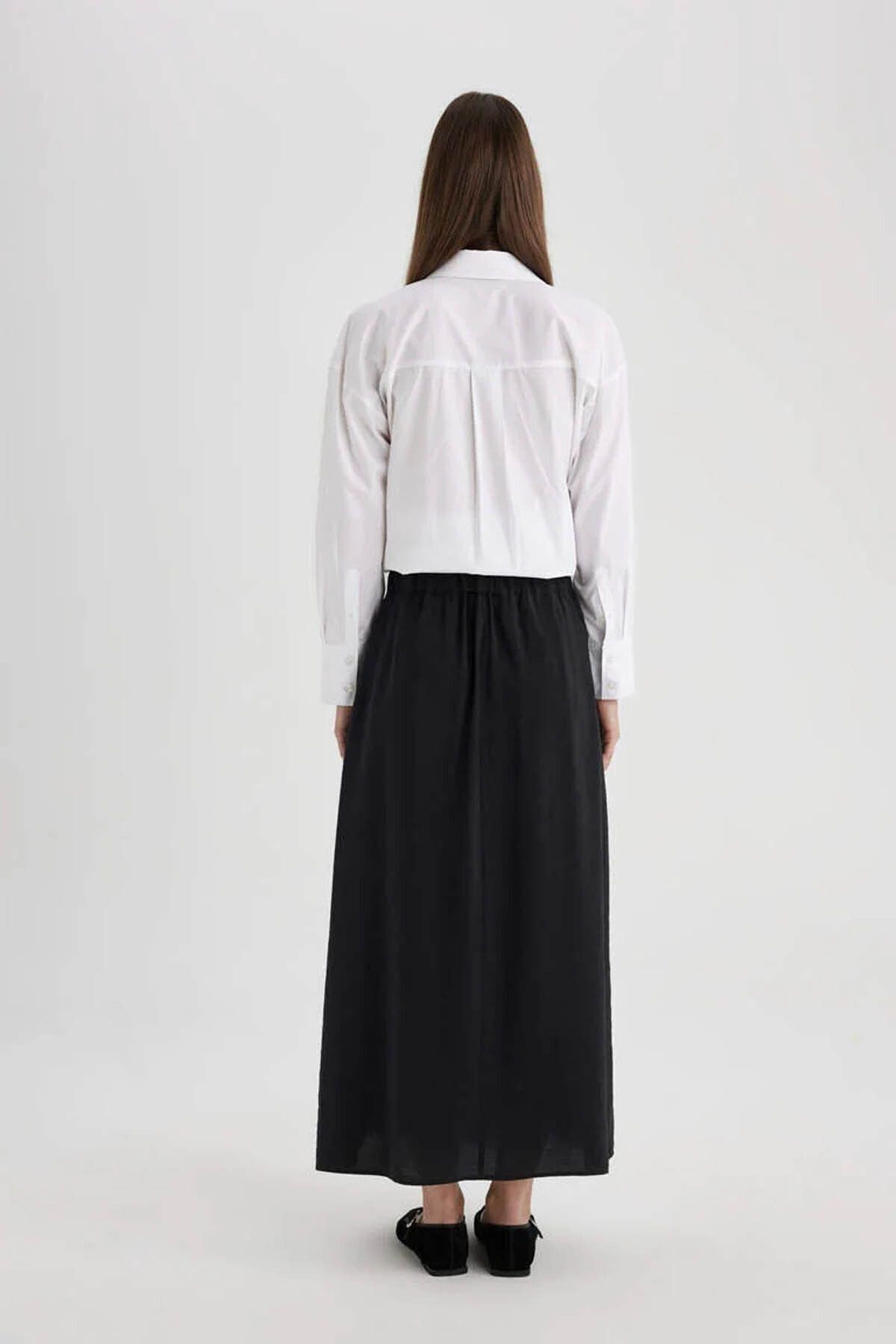 DeFacto-A-line Modal Maxi Skirt C3991AX24SM 5