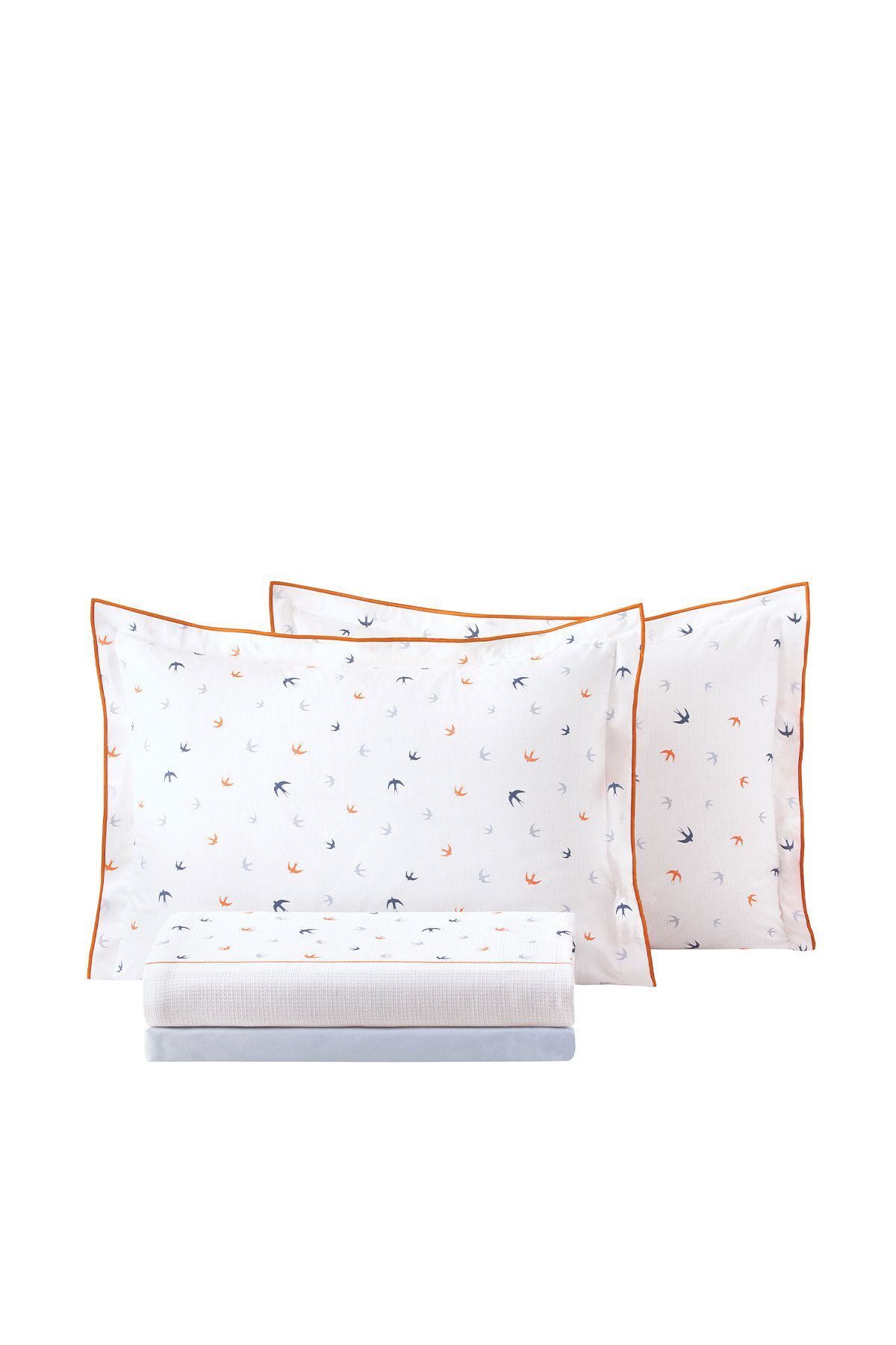 Puffy-Set Ruth Single Ranforce Pique - Albastru 4