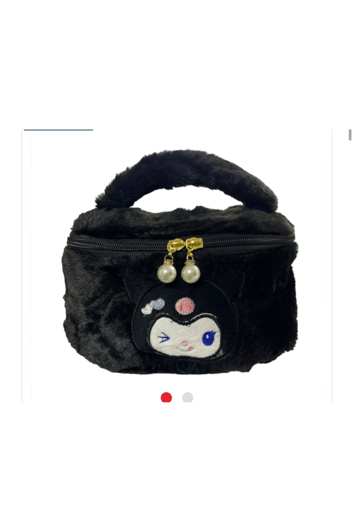 synshop-Kawai Kuromi Plush Makeup Cosmetics - Gift for Travel Baby Care 1