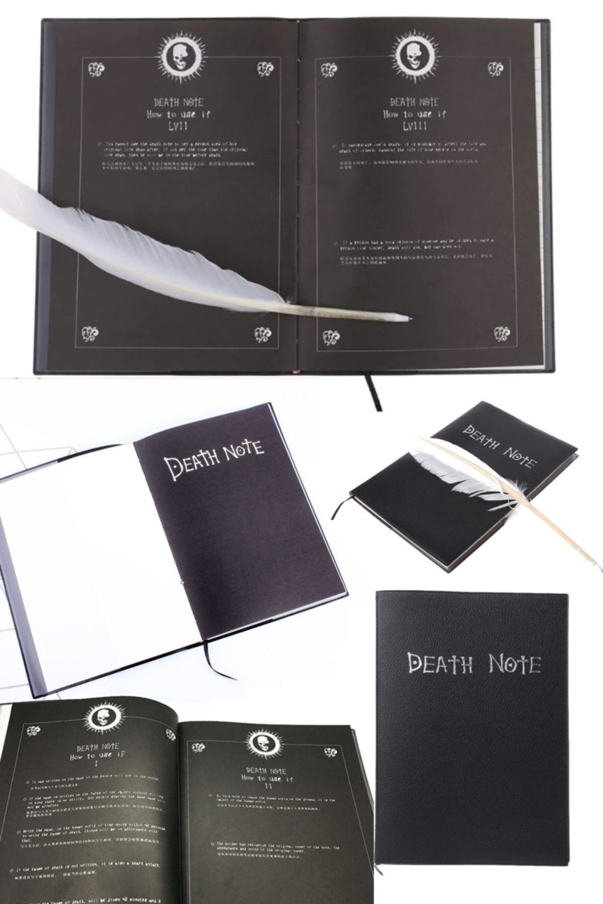 Utelips-Anime Collection Death Notebook & Pen Death Note Notebook Set A5 Animation Gift Notebook & Pen 2