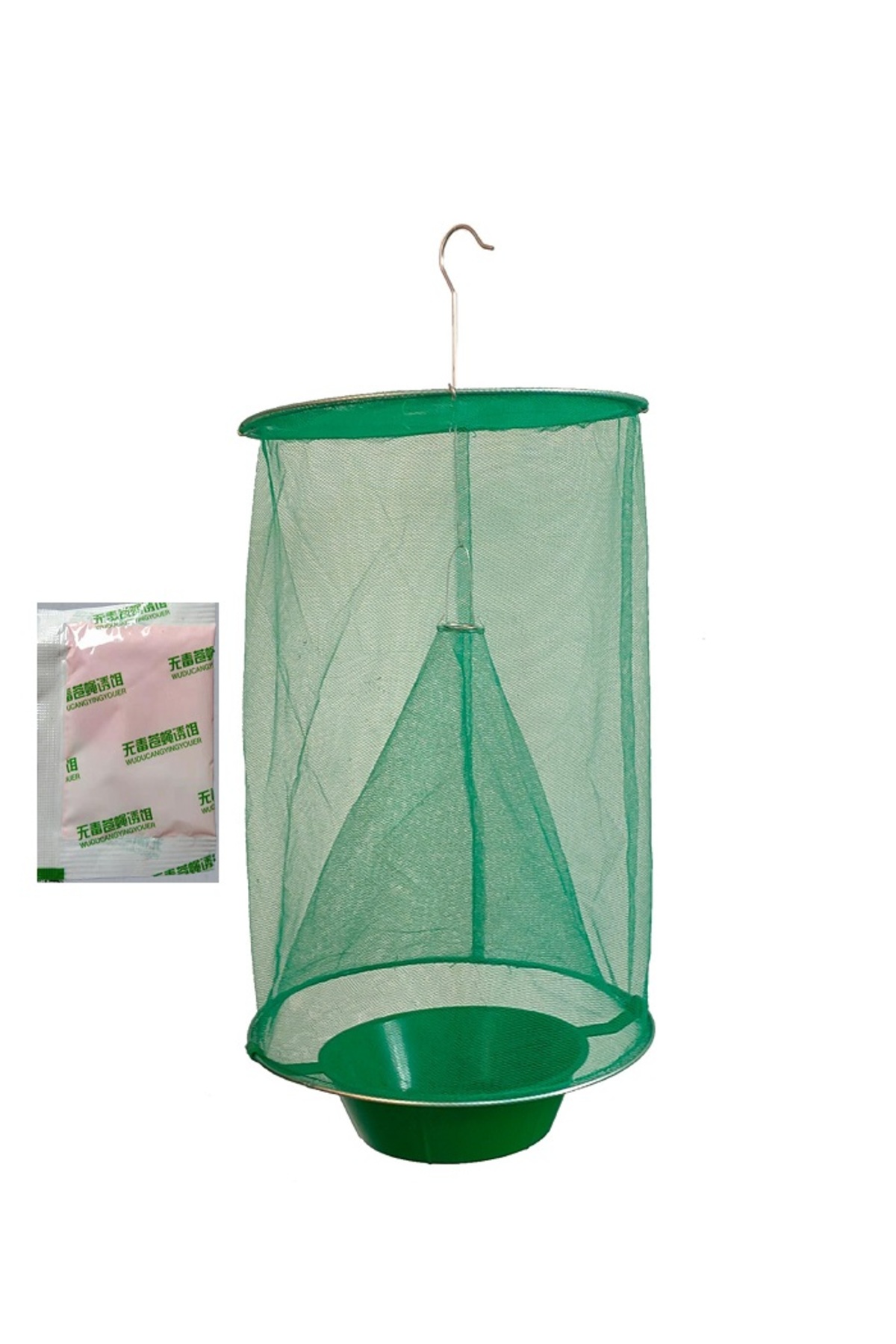 RICHIE Kara sinek tuzağı sinek yakalayıcı file yemiyle beraber