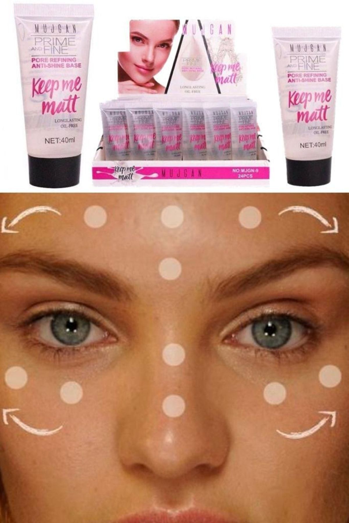 Utelips-Quality Anti-Shine Makeup Base Prime And Fine Keep Me Matte 40ml Make Up Makeup Base Large Size 8