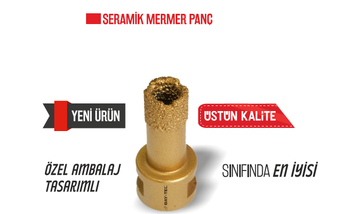 BAYTEC SERAMİK MERMER PANÇ 20 MM [ M 14 ]