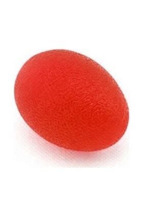 Kırmızı Renk Silikon Stres Topu El Egzersiz Topu Fizik Tedavi Topu Egzersiz Bandı t2