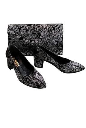 Kadın SiyahTopuklu Ayakkabı GULGUN01