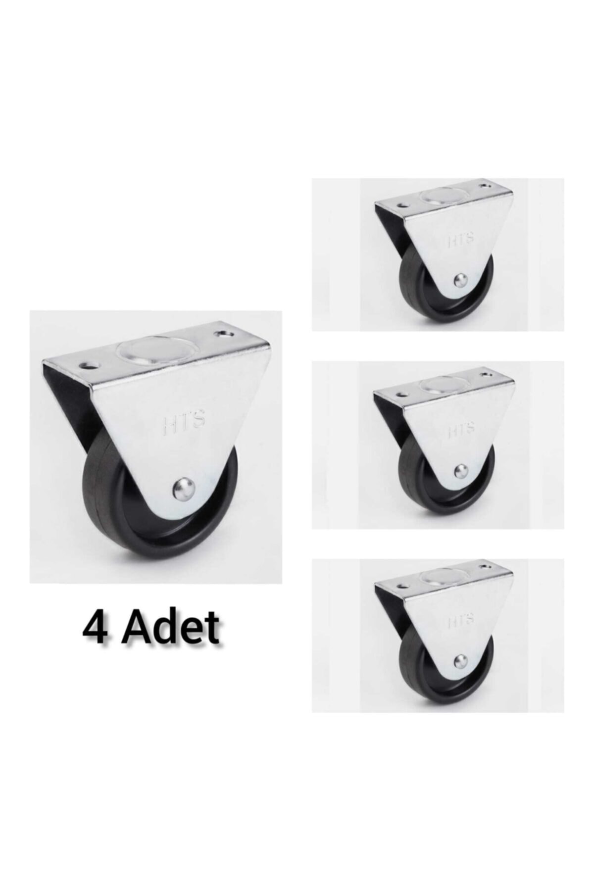 Hts104 Wheel Fixed Wheel Black Furniture Cabinet Nightstand Dresser Wheel Set of 4