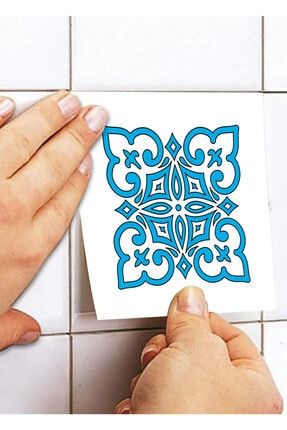 Fayans Sticker Çoklu Mandala Mavi Desen ardu000070
