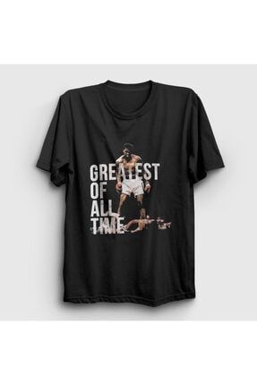 Unisex Siyah Goat Muhammed Ali T-shirt 230141tt