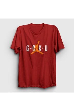 Unisex Kırmızı Air Goku Anime Dragon Ball T-shirt 235436tt