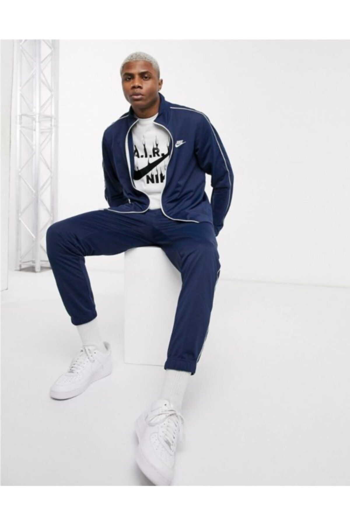 Nike Men s Tracksuit Set Bv3034 410 M Nsw Ce Trk Suit Pk Basic Trendyol