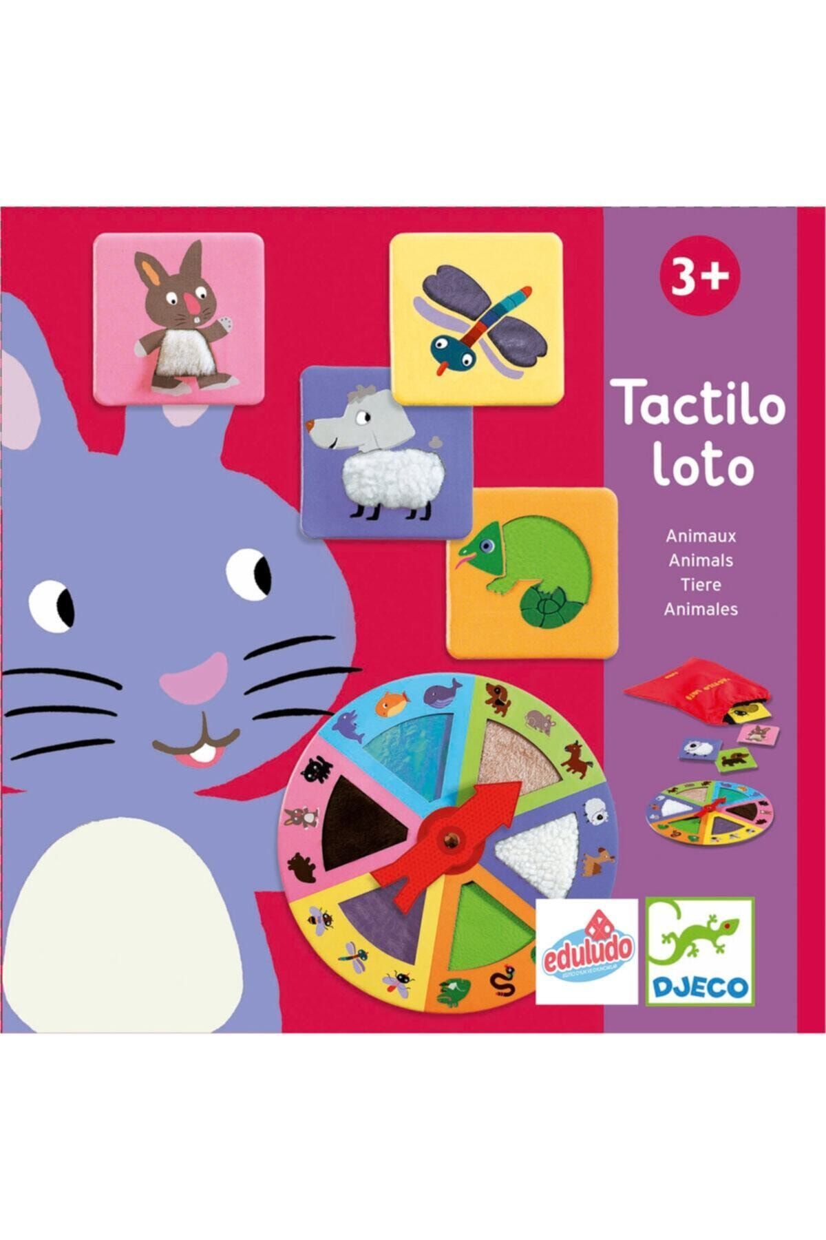 djeco Tactilo Lotto Animals /