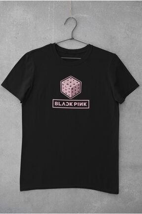 Blackpink K-pop Grup Serisi 18 Baskılı Tişört Kadın %100 Pamuk K-K-M68