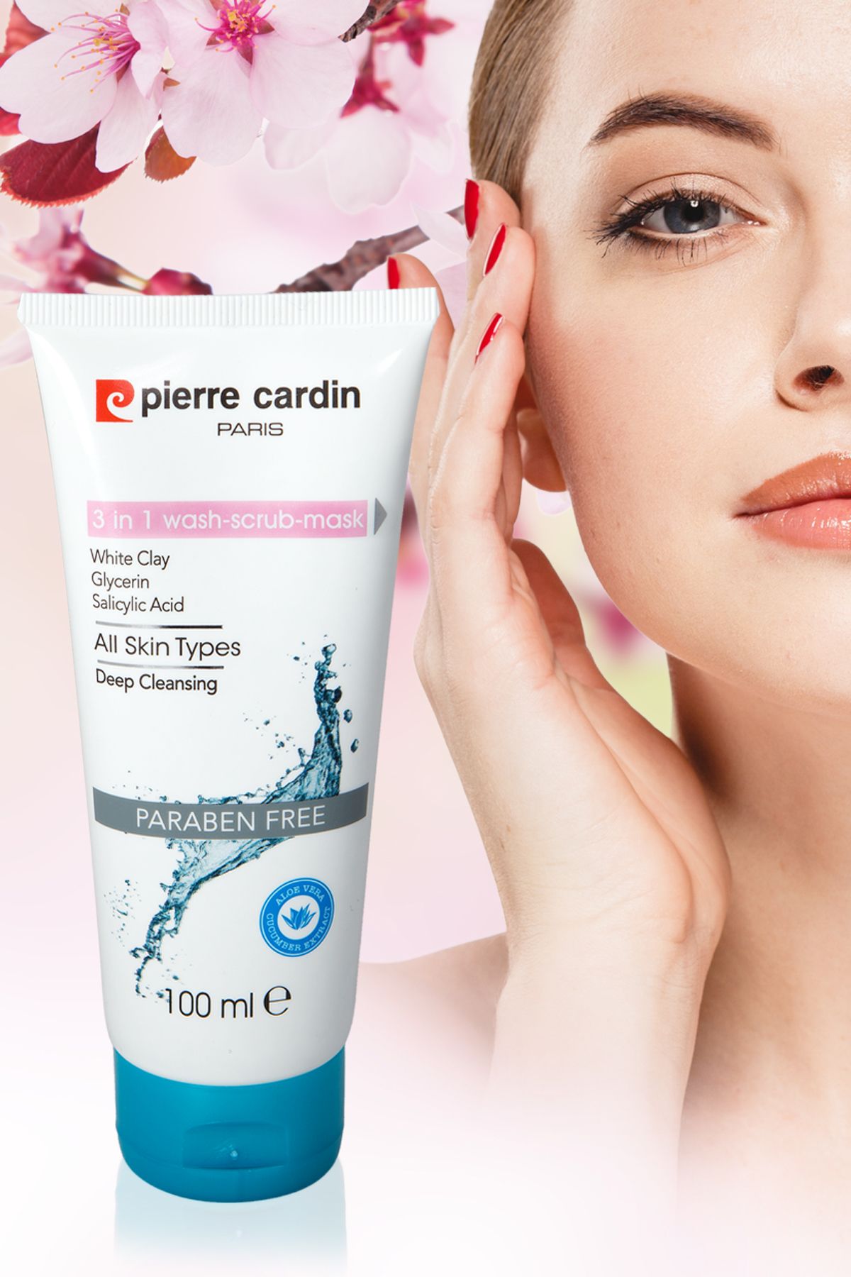Pierre Cardin-3 In 1 Face Mask 100 ml - 3 in 1 Facial Cleansing and Peeling Mask 6