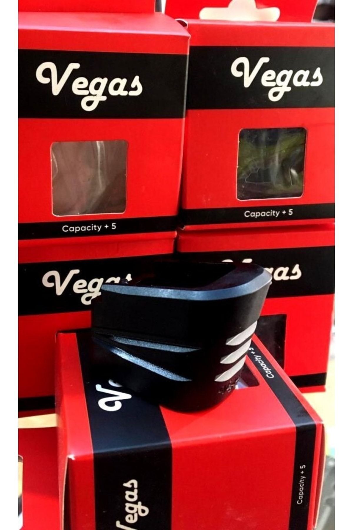 vegas +5 Siyah Alüminyum Sarsılmaz Sar-9 Kapasite Artırıcı