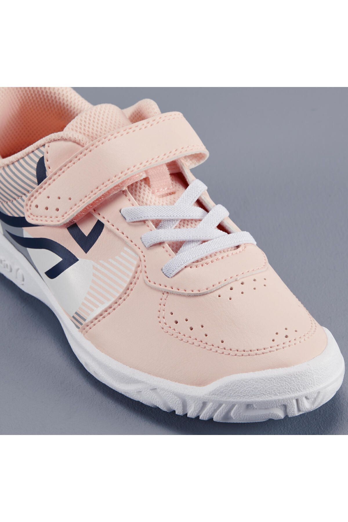 کتانی Decathlon دکاتلون Velcro بچه گانه - آبی/نارنجی - TS130 اورجینال - تصویر 6
