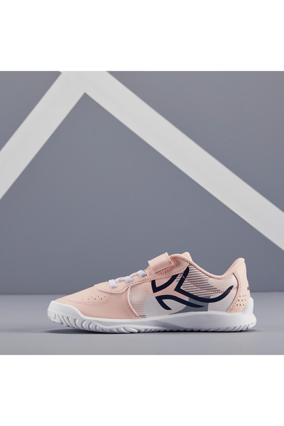 کتانی Decathlon دکاتلون Velcro بچه گانه - آبی/نارنجی - TS130 اورجینال - تصویر 3
