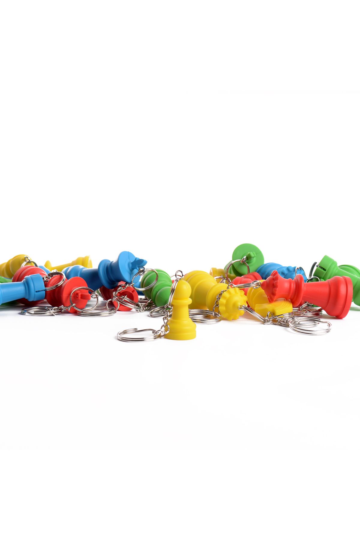 DSECHESS Pawn Colored Chess Pieces 4 Piece Keychain Special Set Trendyol