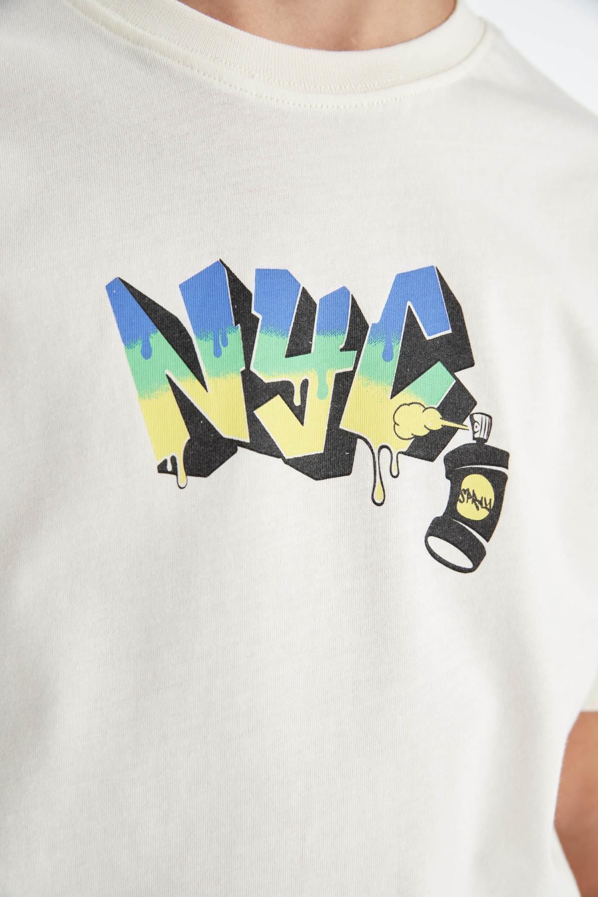 تی شرت پسرانه دفاکتو | D2228A824HS Defacto - Image 4