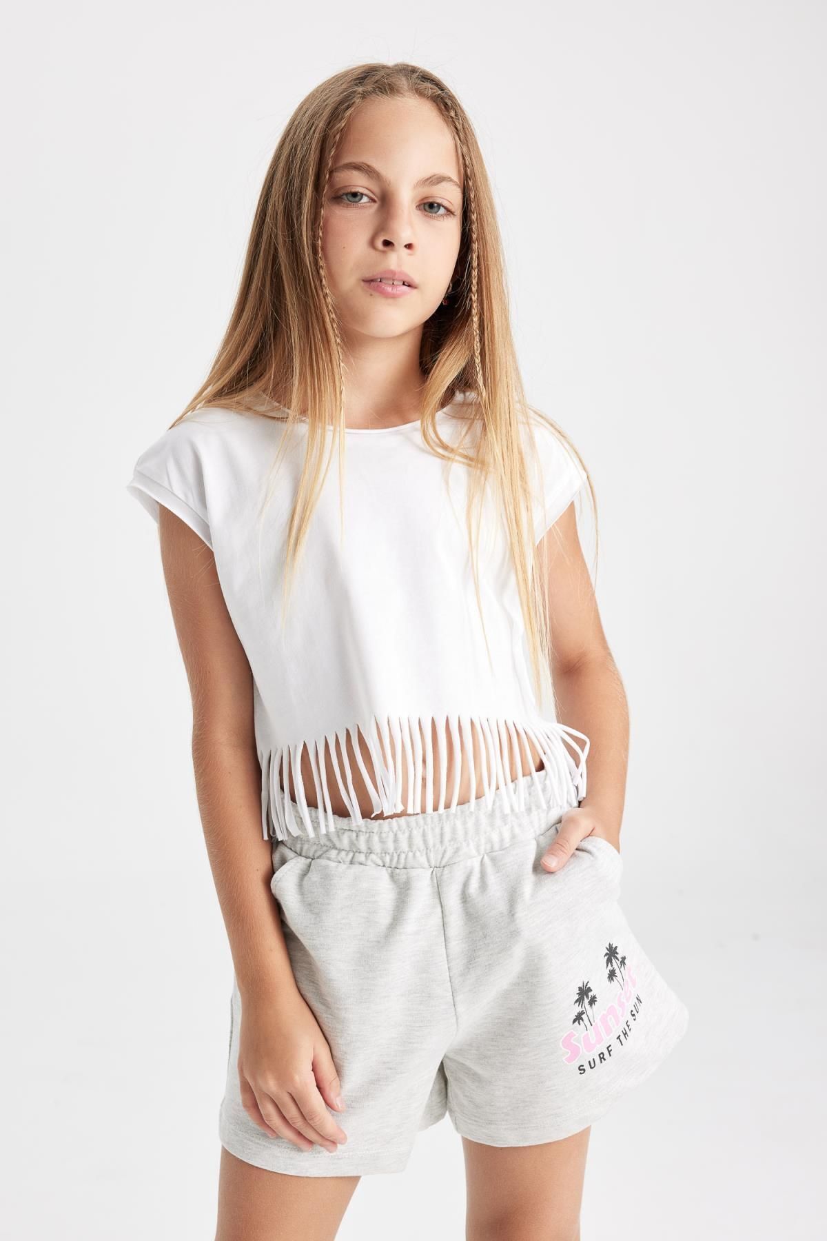 تی شرت دخترانه دفاکتو | D5888A824SP Defacto - Image 4