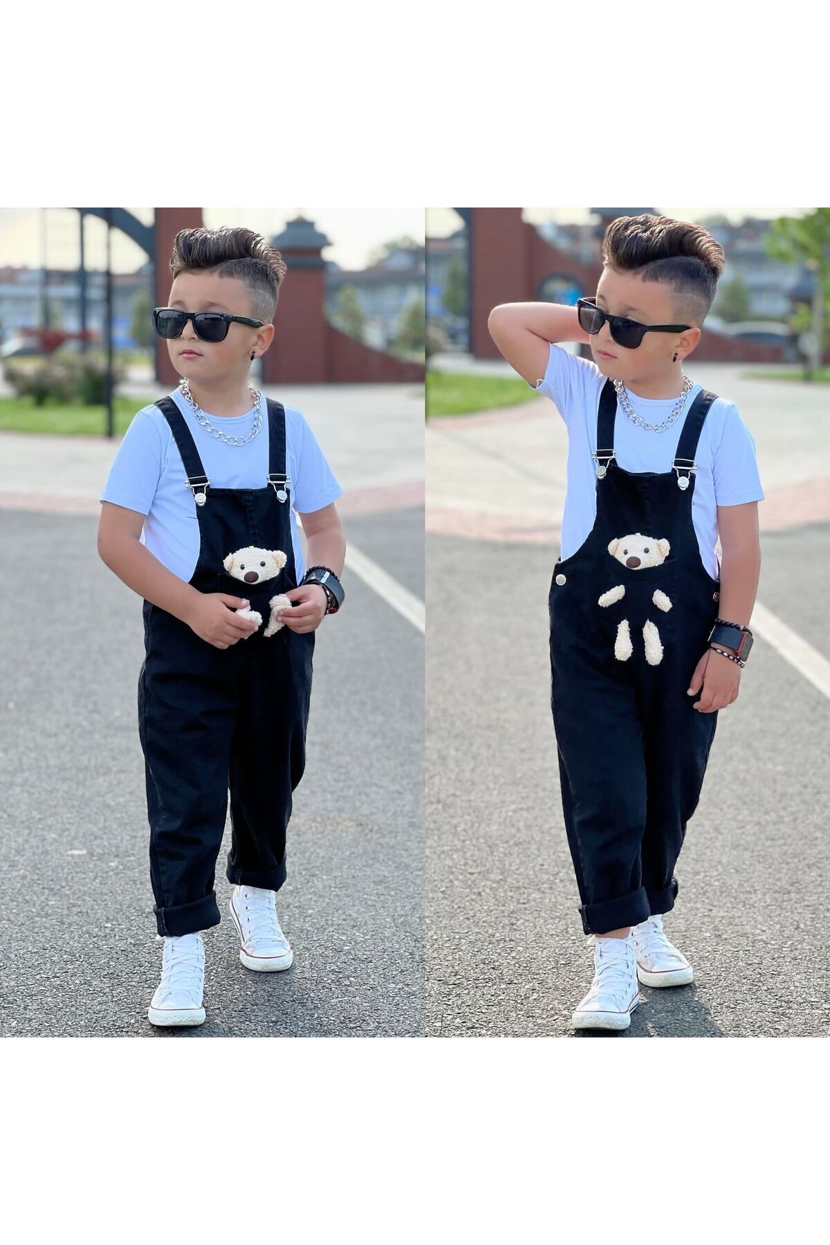 Unisex Salopet-Tişört Set