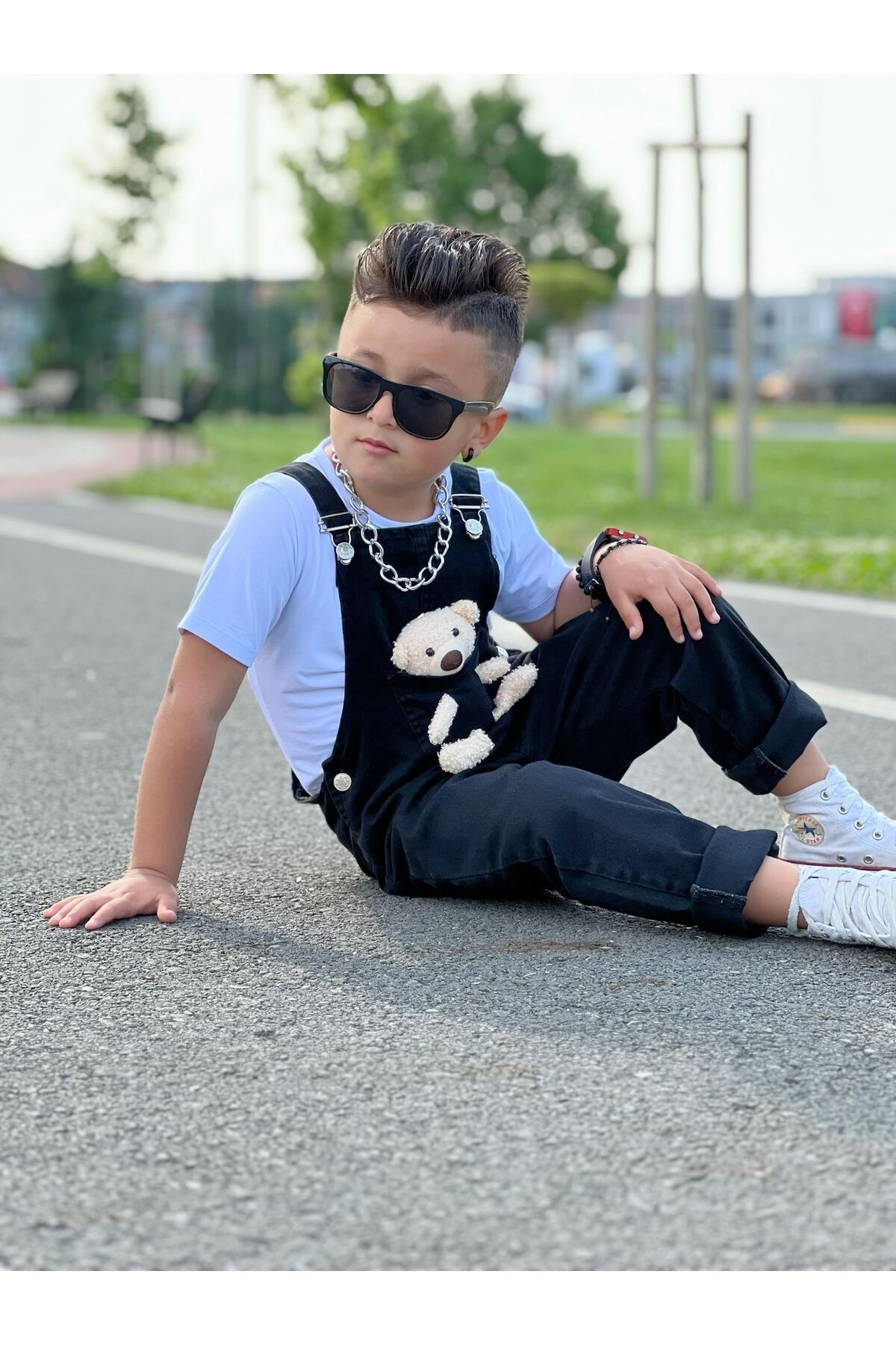 Unisex Salopet-Tişört Set