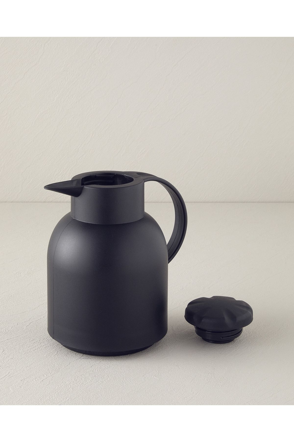 فلاسک مشکی Tiya Polypropylene Glass Thermos 1000 میل سیاه English Home