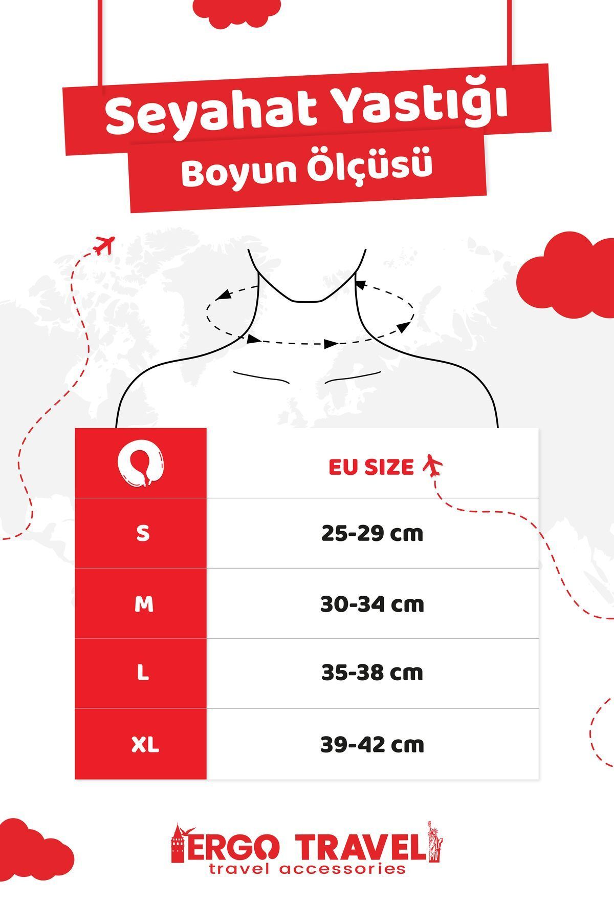 Viscofoam-Цветна ортопедична възглавница за пътуване Visco Neck Support Възглавница за пътуване - Пингвин | Ergo Travel 3