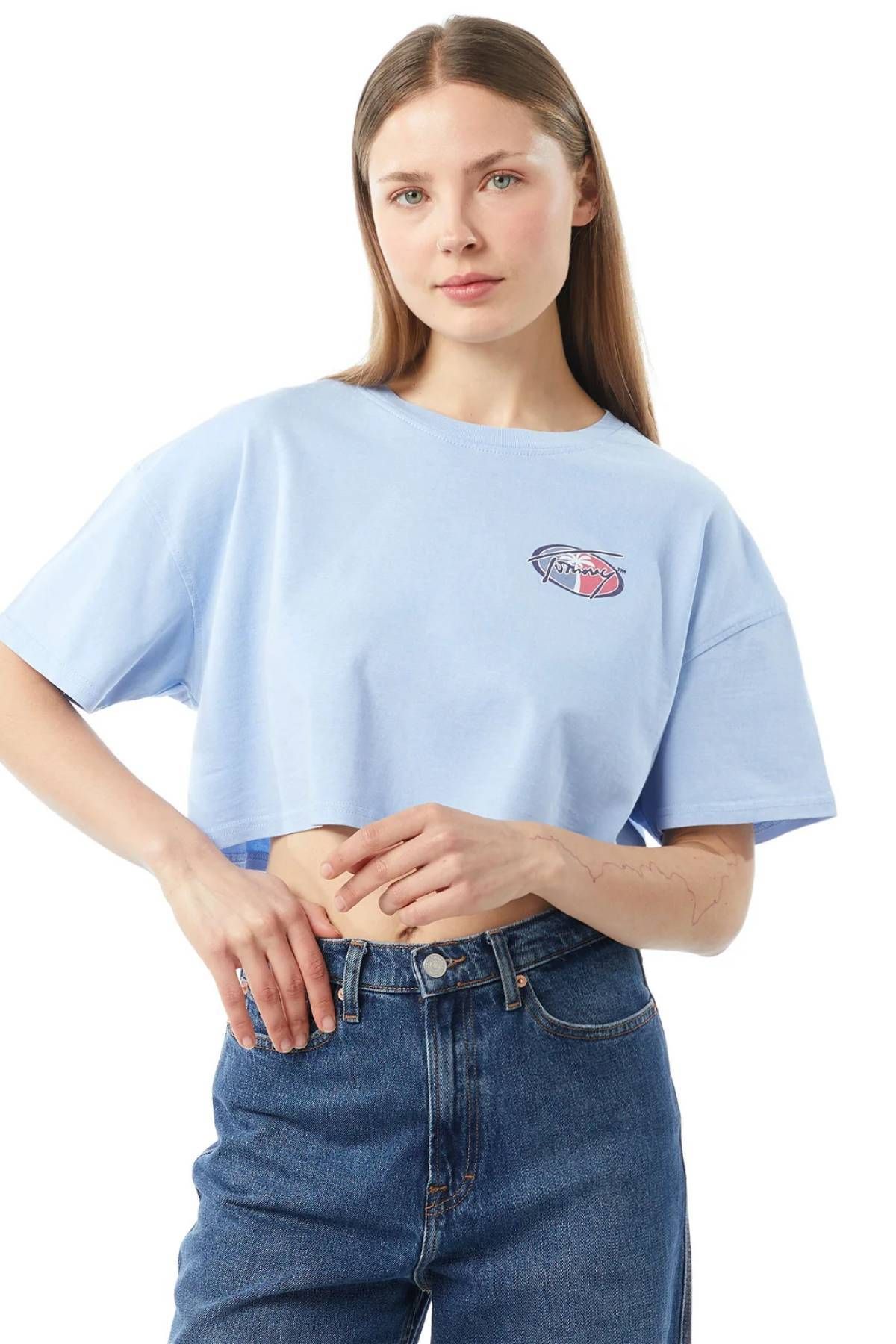 Tommy jeans t shirt dames on sale