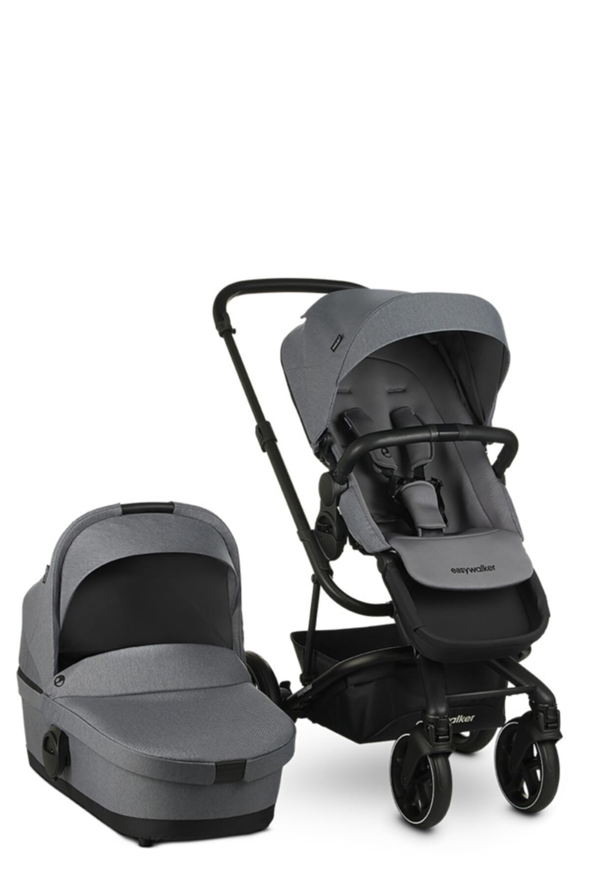 Harvey3 Bebek Arabası Ikili Set - Fossil Grey