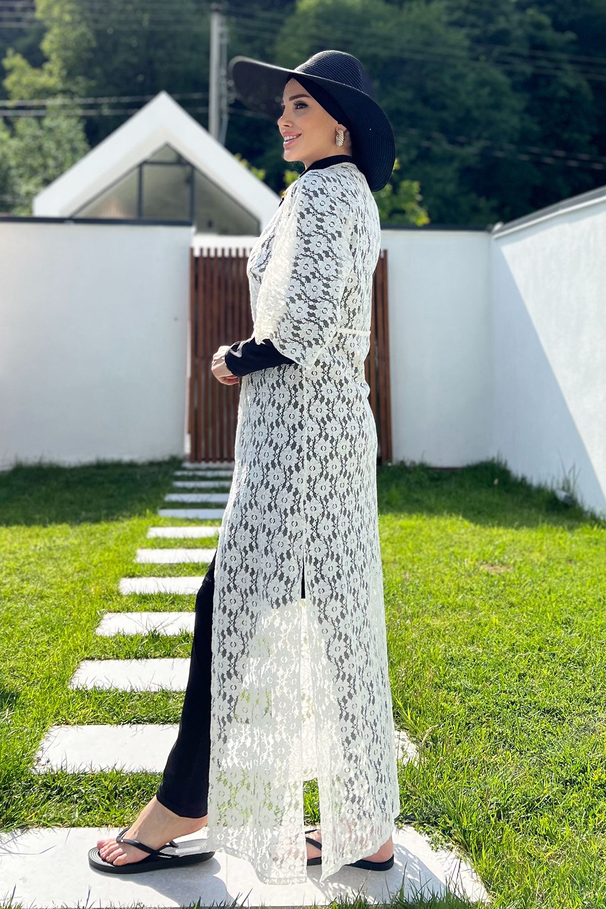 Remsa Mayo-Ανοιχτό μπροστινό Pareo 498-486 Off White 3