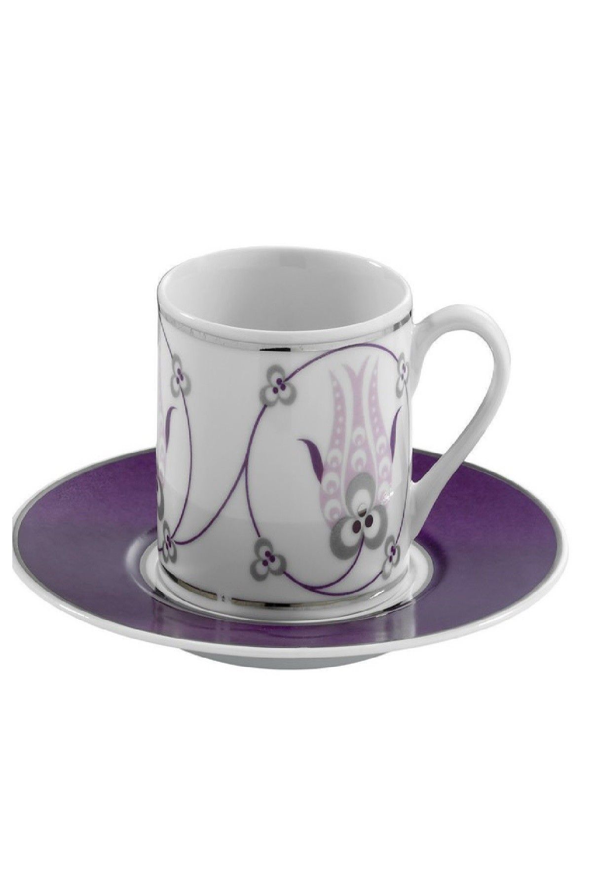 Kütahya Porselen Set Cești De Cafea Çintemani 12 Piese Pentru 6 Persoane 9724 - Mărime unică