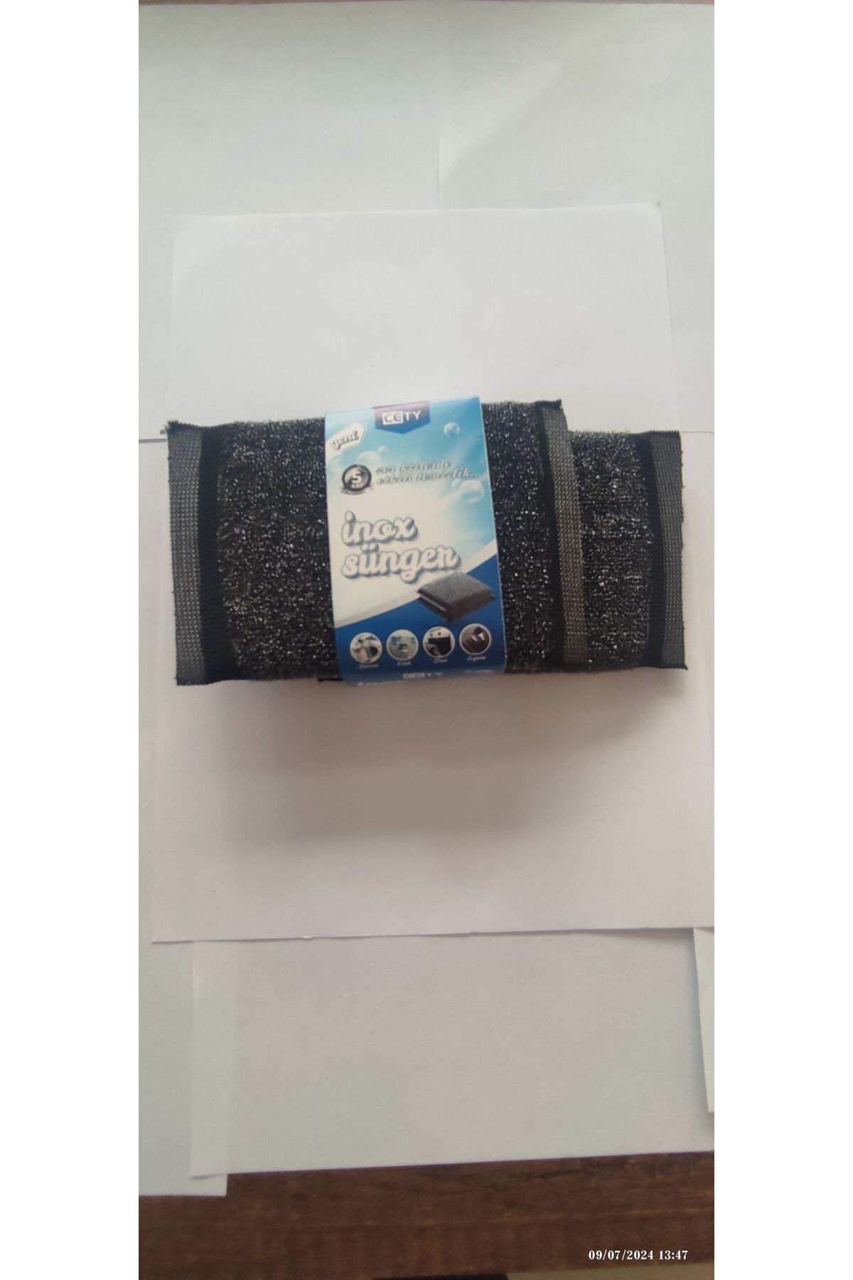 inoxsil İNOX 2Lİ TEMİZLİK SUNGERİ