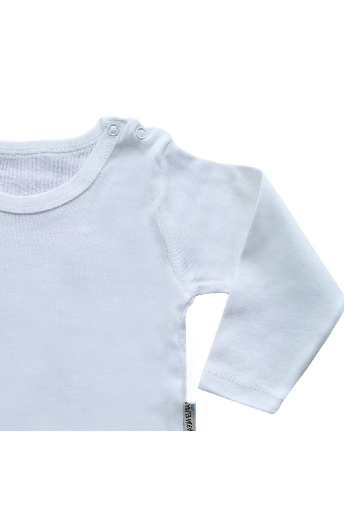 Uzun Kollu Çıtçıtlı Body 5'li Set (0-12 Ay)