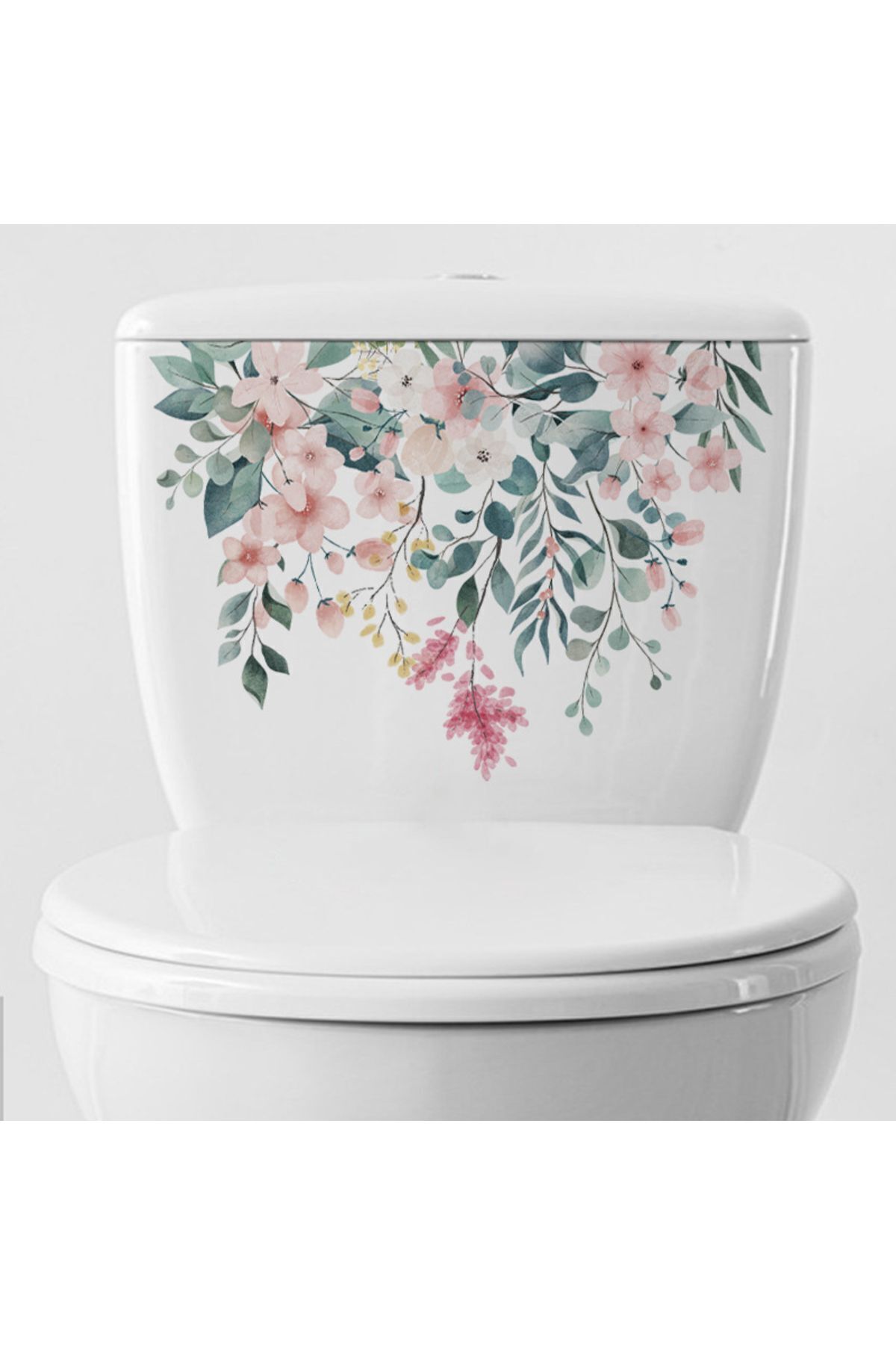 Else Dekor Altceva Pvc Transparent Baie Toaletă Toaletă Wc Etichetă Autocolantă Organizator Baie Ds04 - One Size