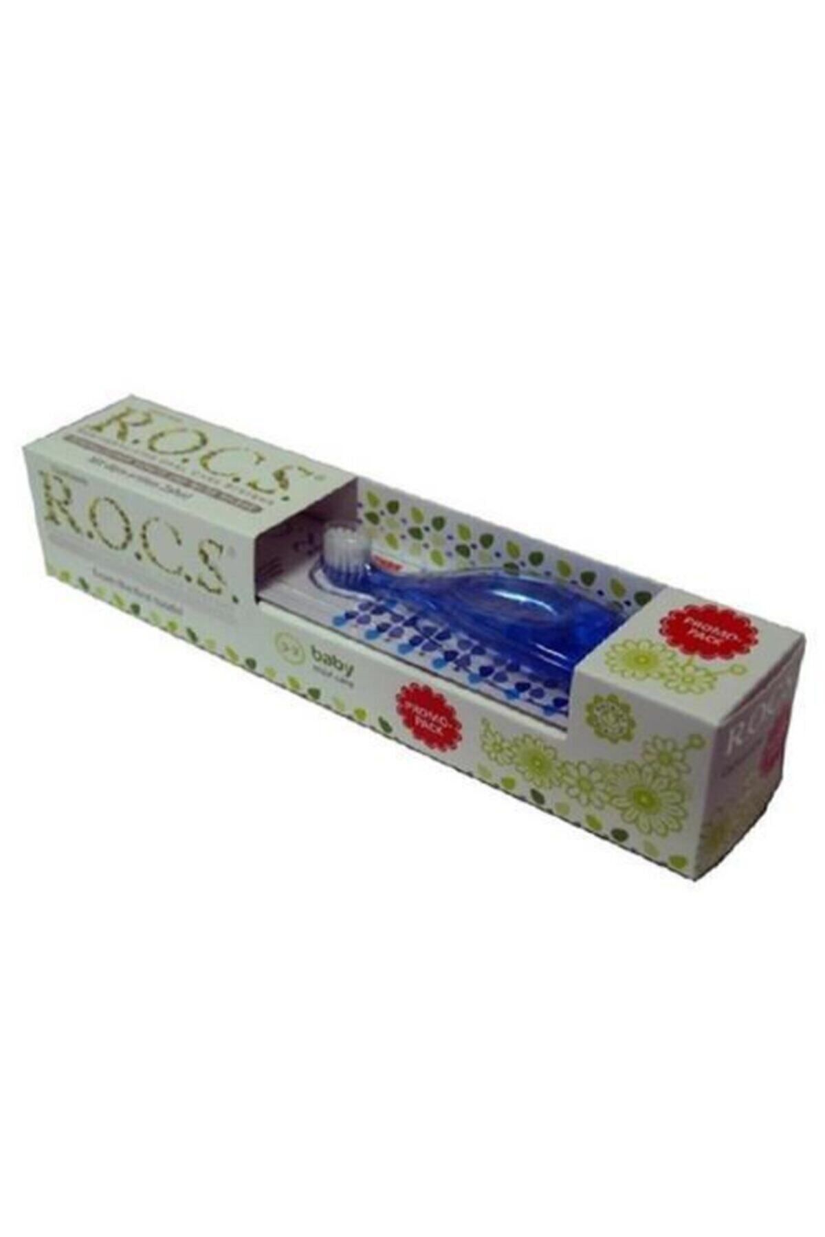 R.O.C.S.-Baby 0-3 Year Old Toothbrush and Paste Set 2