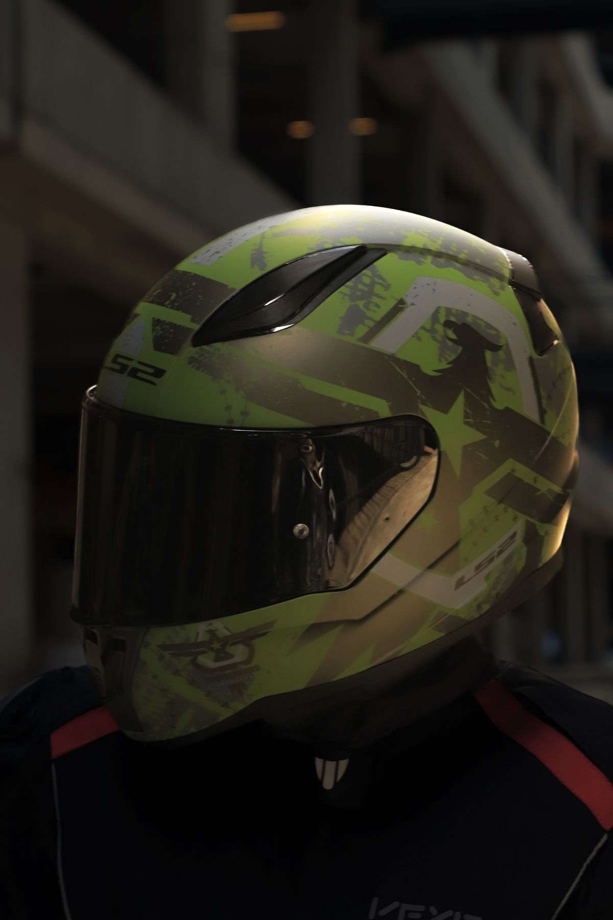 RAPID 2 THUNDER BIRDS MAT YEŞİL-SİYAH-GRİ KASK - 7
