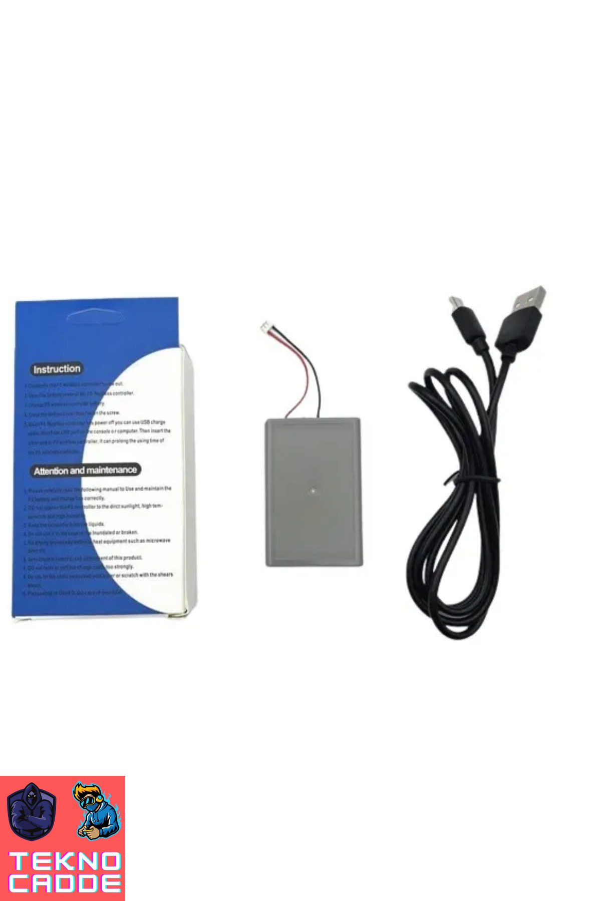 Ps5 Dualsense 28000mah Lityum Iyon Joystick Batarya Pil Ve Type-c Şarj Kablosu 7
