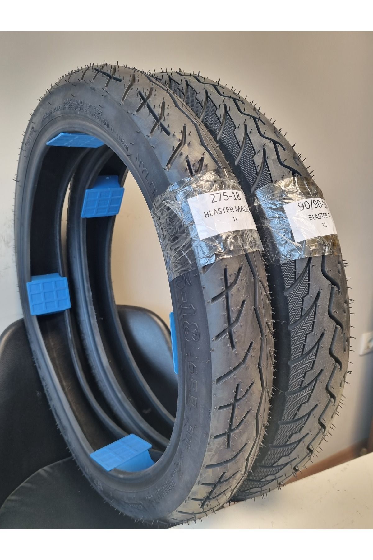 RALCO TYRES HONDA CBF 150 / CB 125E ÖN/ARKA SET 275-18 VE 90/90-18 DUBLEKS LASTİK BLASTERTSET
