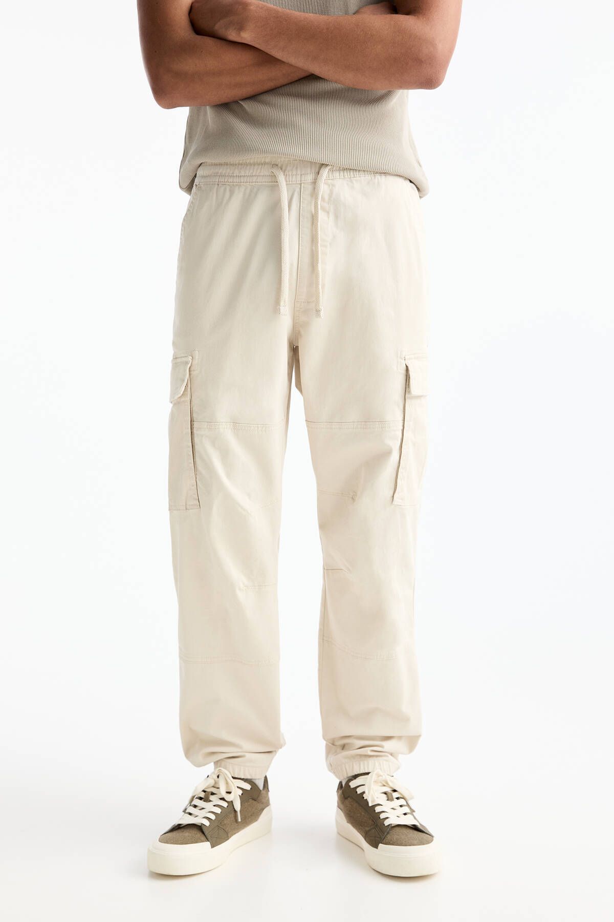 Pull Bear Kargo jogger pantolon Erkek Giyim