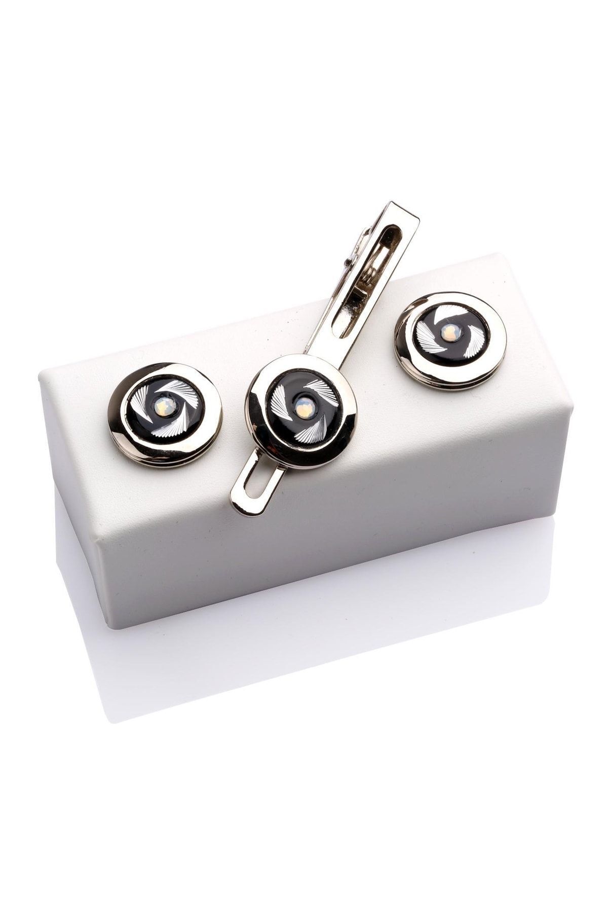  ست دکمه سرآستین و سنجاق کراوات KD344